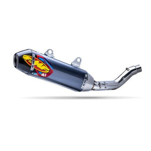 FMF Factory 4.1 RCT Stainless Muffler Carbon End - Honda CRF450R CRF450RX 2021-2026