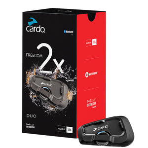 Cardo Freecom 2X - Single Pack - Bluetooth Intercom System