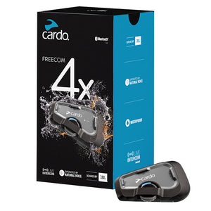 Cardo Freecom 4X - Single Pack - Bluetooth Intercom System