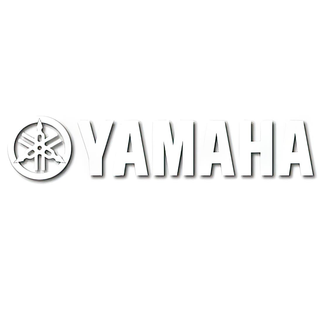 Factory Effex 900mm Yamaha Sticker - White