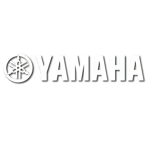 Factory Effex 900mm Yamaha Sticker - White