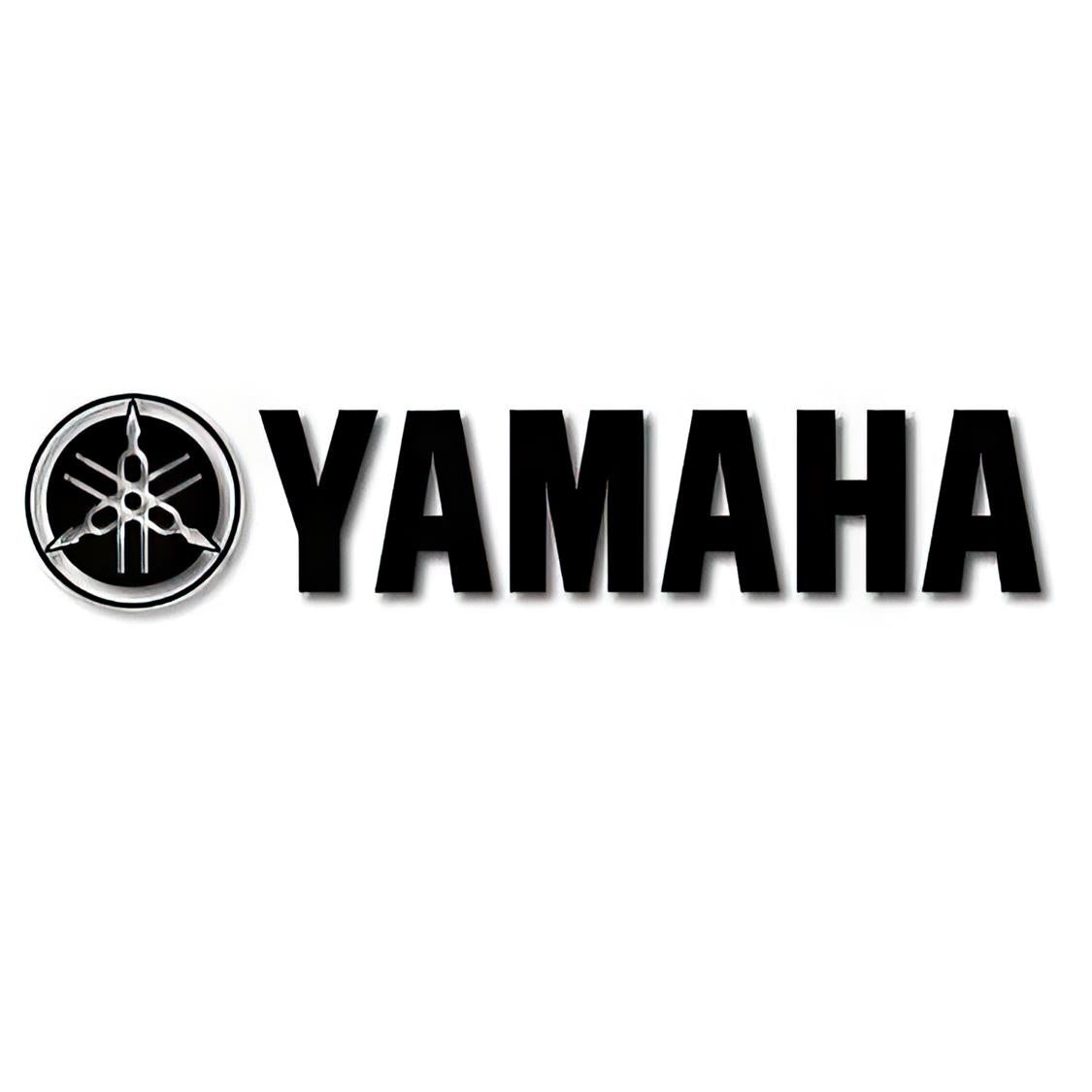 Factory Effex 900mm x 190mm Yamaha Sticker - Black