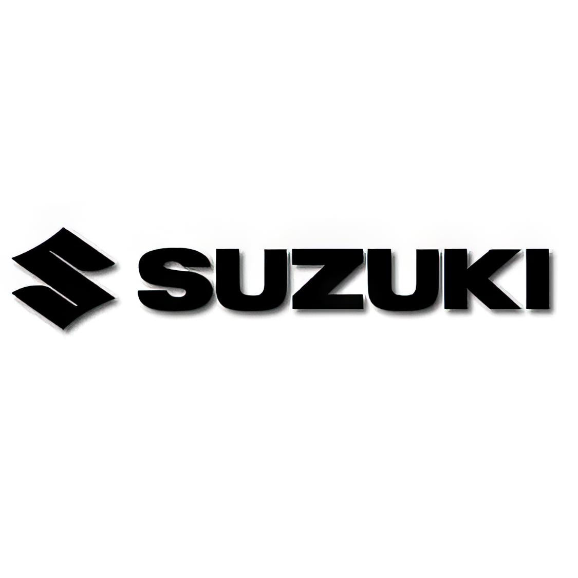 Factory Effex 900mm x 170mm Suzuki Sticker - Black