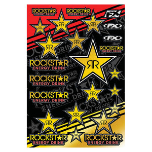 Factory Effex Rockstar Energy Sticker Kit - 480mm x 330mm