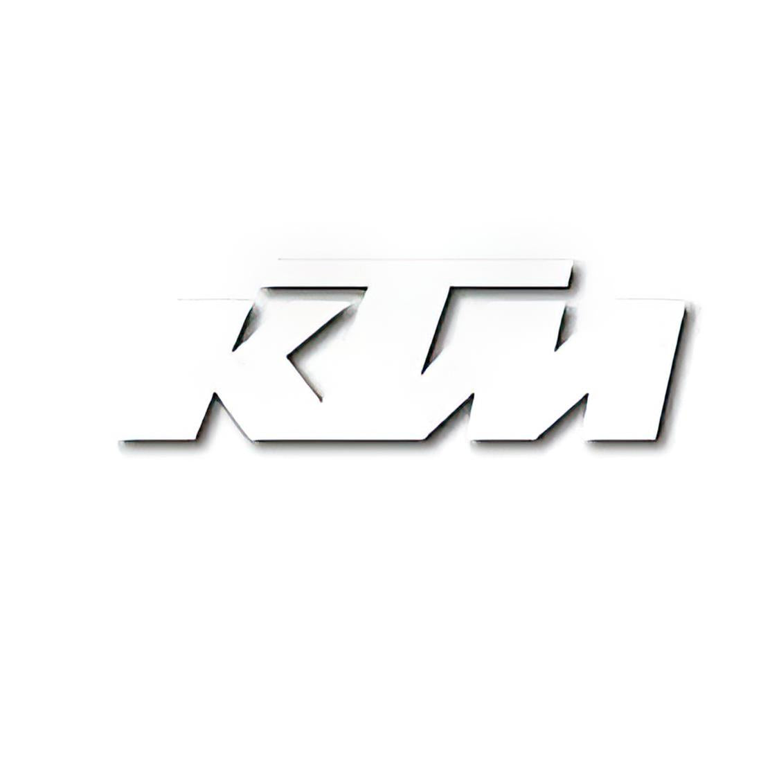 Factory Effex 900mm x 280mm KTM Sticker - White