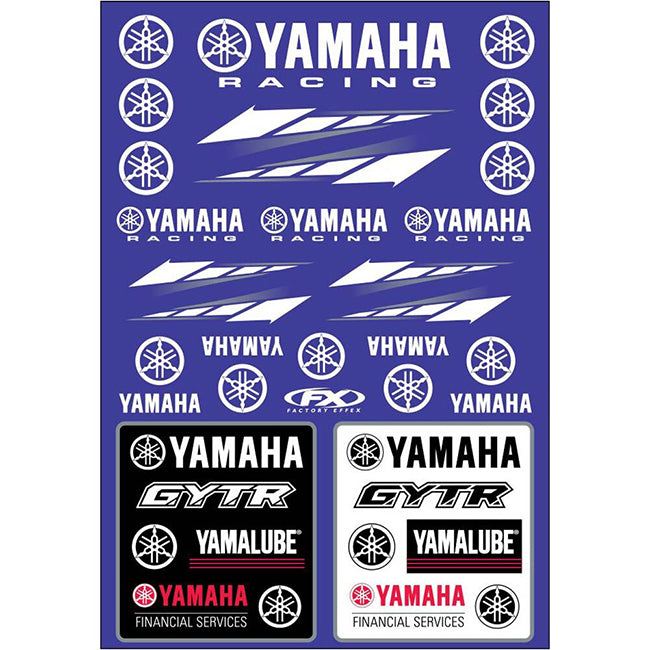 Factory Effex Yamaha Factory Racing Sticker Kit - 480mm x 330mm