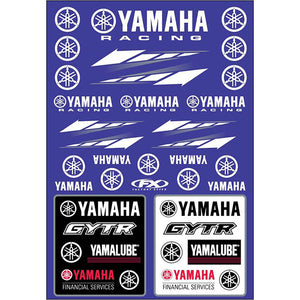 Factory Effex Yamaha Factory Racing Sticker Kit - 480mm x 330mm