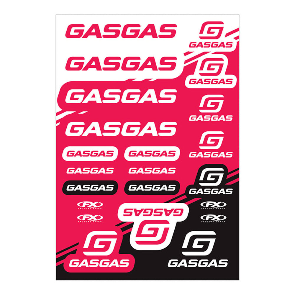 Factory Effex GasGas Sticker Kit - 480mm x 330mm