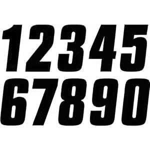 Factory Effex 4" Factory Race Numbers - Black