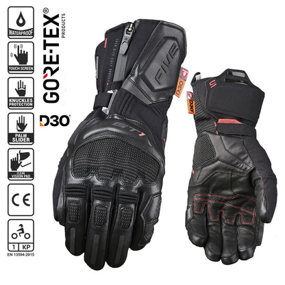 Five GT1 Evo GTX Gloves - Black