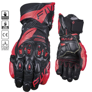 Five RFX1 EVO Race Gloves - Black / Red