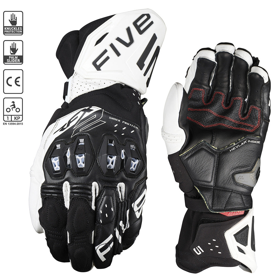 Five RFX2 EVO Gloves - Black White