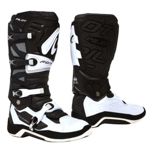 Forma Pilot Adult MX Boots - Black / White