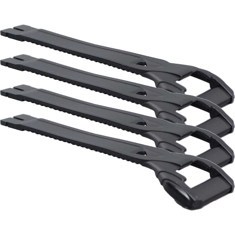 Gaerne SG-10 SG-12 GX-1 G-React Replacement Long Straps - Black - 4 Pack