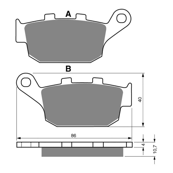 EBC Sintered Brake Pads - FA140HH