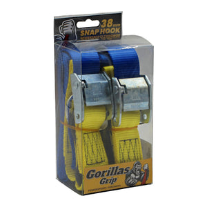 Gorillas Grip Tie Down 38mm S / HK Blue / Yellow Loop