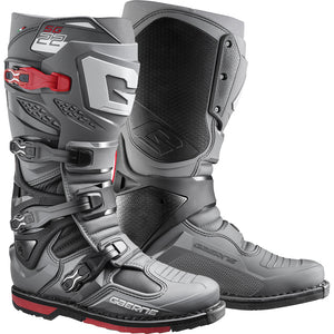 Gaerne SG22 Adult MX Boots - Anthracite / Black / Red