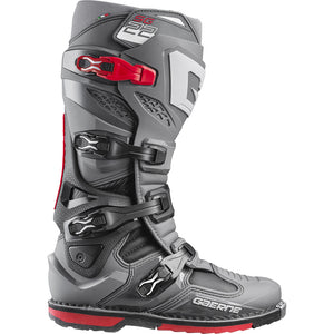 Gaerne SG22 Adult MX Boots - Anthracite / Black / Red