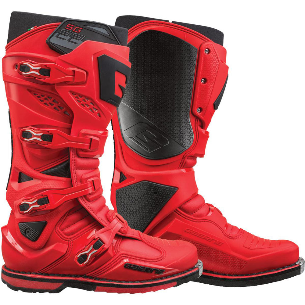 Gaerne SG22 Adult MX Boots - Red