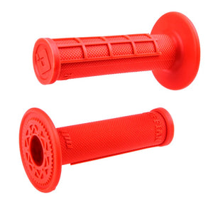 ODI Ruffian 1/2 Waffle Single Ply Medium MX Grips - Flo Orange