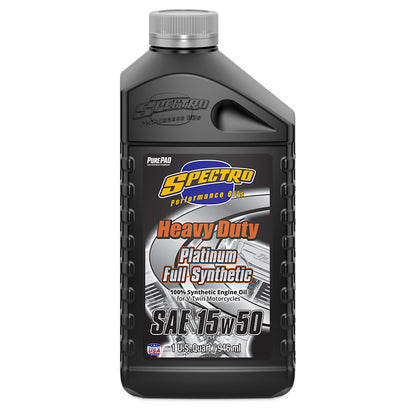Spectro 15W50 Heavy Duty Platinum Full Synthetic Oil - 946ml