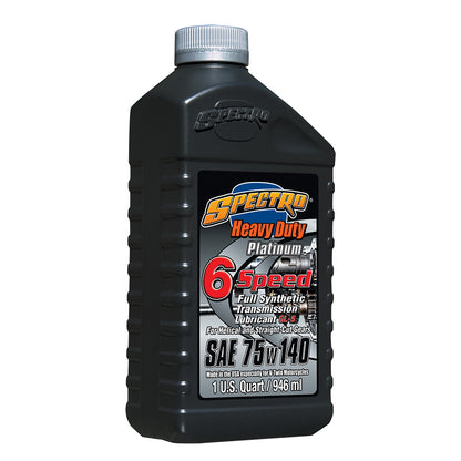 Spectro 75W140 GL5 Heavy Duty Platinum 6 Speed Trans Oil - 946ml