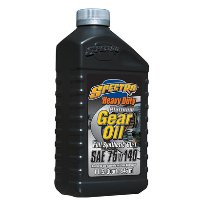 Spectro 75W140 GL1 Heavy Duty Platinum Gear Oil - 946ml