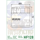 Hiflo HF128 Premium Oil Filter - Kawasaki Mule