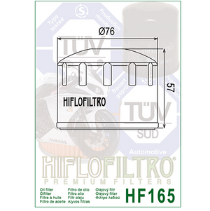 Hiflo HF165 Premium Oil Filter - BMW F800ST