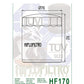 Hiflo HF170 Premium Chrome Oil Filter - Buell Harley Davidson