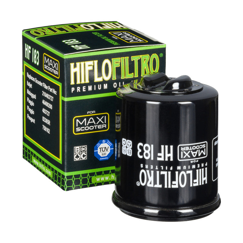 Hiflo HF183 Premium Oil Filter - Aprilia Piaggio Vespa