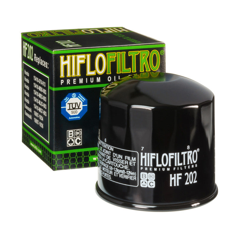 Hiflo HF202 Premium Oil Filter - Honda Kawasaki