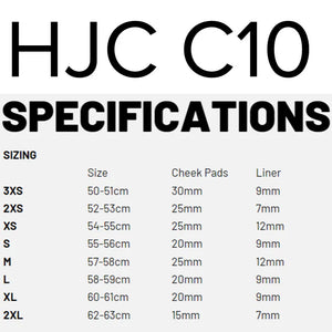 HJC C10 Helmet - Hiper MC21