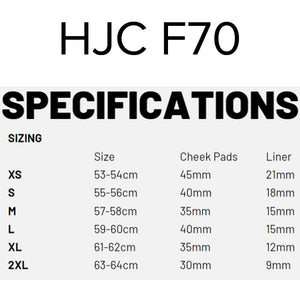 HJC F70 Helmet - Mago MC4HSF