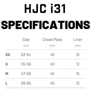 HJC i31 Helmet - Open Face - Evis MC3HSF