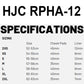 HJC RPHA-12 Helmet - Quartararo Replica MC1