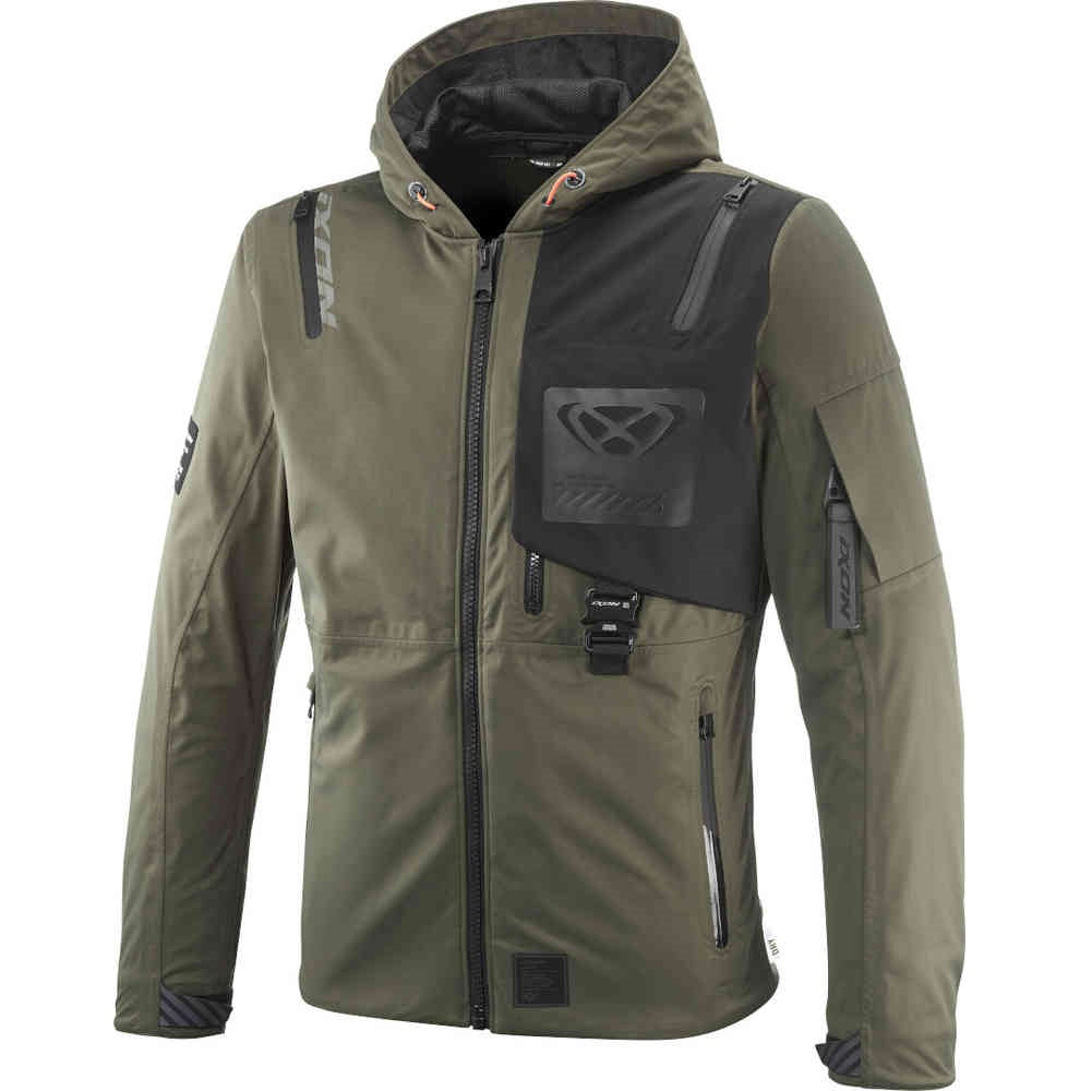 Ixon M-Quarter Waterproof Textile Jacket - Khaki / Black