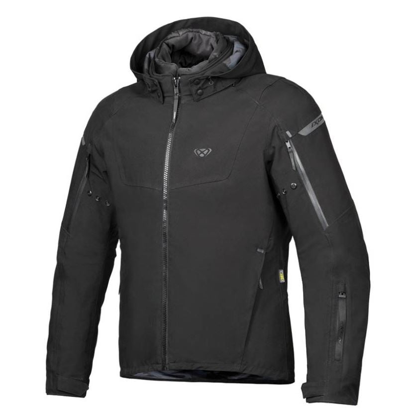 Ixon Burning Laminated Waterproof Jacket - Black