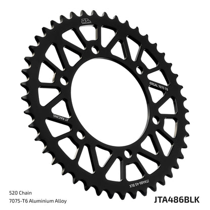 JT Racelite Aluminium Rear Sprocket - JTR486.41 - 520P - 41T - Black