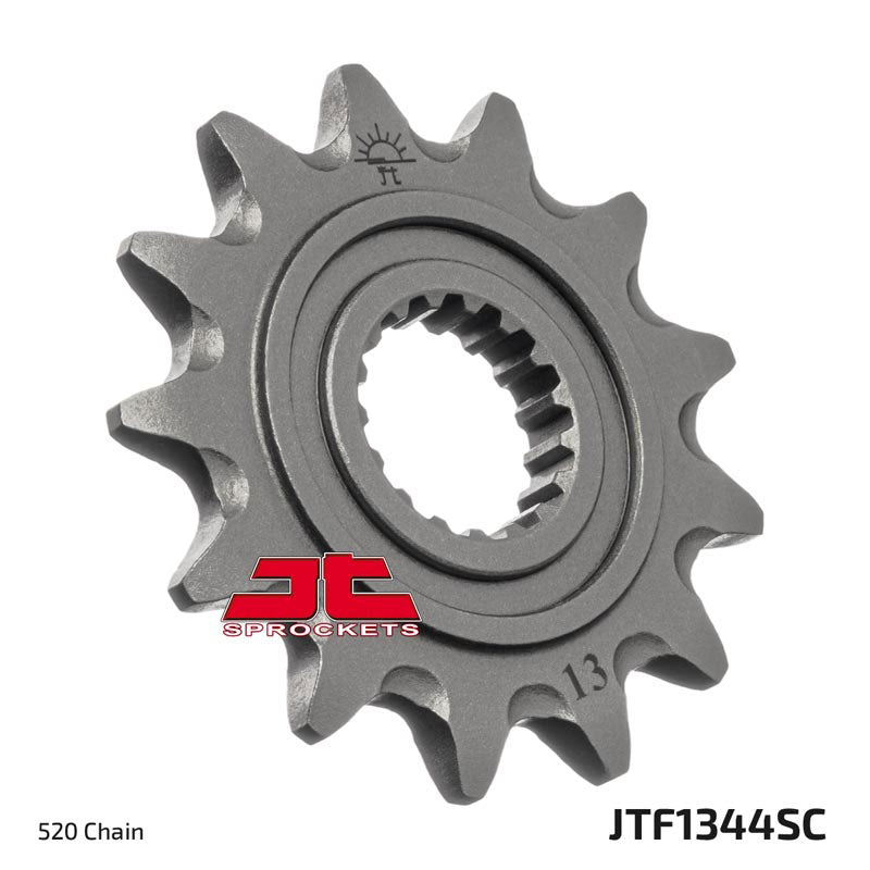 JT Steel Self Cleaning Front Sprocket - JTF1344.13SC - 520P - 13T