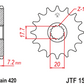 JT Steel Front Sprocket - JTF1558.14 - 420P - 14T