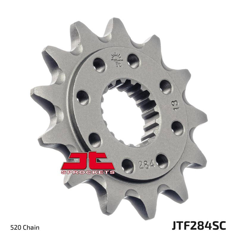 JT Steel Self Cleaning Front Sprocket - JTF284.14SC - 520P - 14T