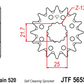 JT Steel Self Cleaning Front Sprocket - JTF565.13SC - 520P - 13T