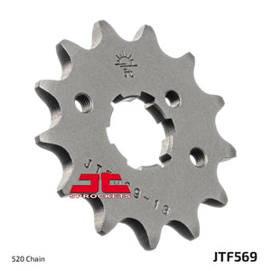 JT Steel Front Sprocket - JTF569.12 - 520P - 12T