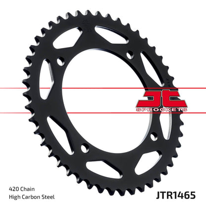 JT Steel Rear Sprocket - JTR1465.47 - 420P - 47T