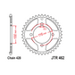 JT Steel Rear Sprocket - JTR462.51 - 428P - 51T