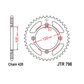 JT Steel Rear Sprocket - JTR798.47 - 428P - 47T