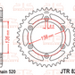 JT Steel Rear Sprocket - JTR822.50 - 520P - 50T
