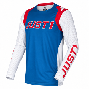 JUST1 J-Flex Adult 2XL MX Jersey - Adrenaline Red Blue