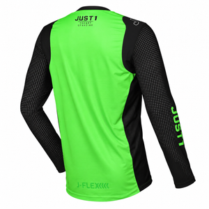 JUST1 J-Flex Adult X-Large MX Jersey - Aria Green Black